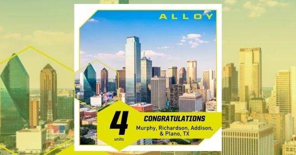Alloy Personal Training Franchisee to Open 4 New Locations in Texas!