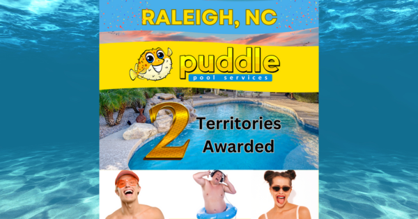 Puddle Pools Franchise Awards Raleigh, NC Territory