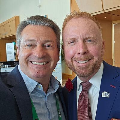 Philip St. Jacques & Red Boswell at the 2024 IFPG Retreat